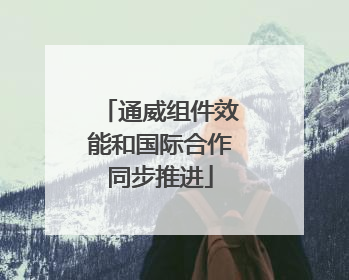 通威组件效能和国际合作同步推进