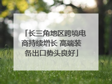 长三角地区跨境电商持续增长 高端装备出口势头良好