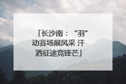 长沙南：“羽”动赛场展风采 汗洒征途竞锋芒