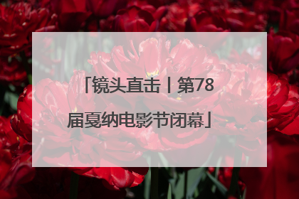 镜头直击丨第78届戛纳电影节闭幕
