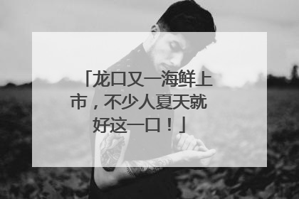 龙口又一海鲜上市，不少人夏天就好这一口！