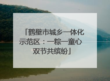 鹤壁市城乡一体化示范区：一粽一童心 双节共缤纷