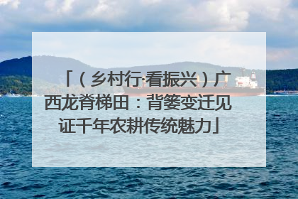 （乡村行·看振兴）广西龙脊梯田：背篓变迁见证千年农耕传统魅力