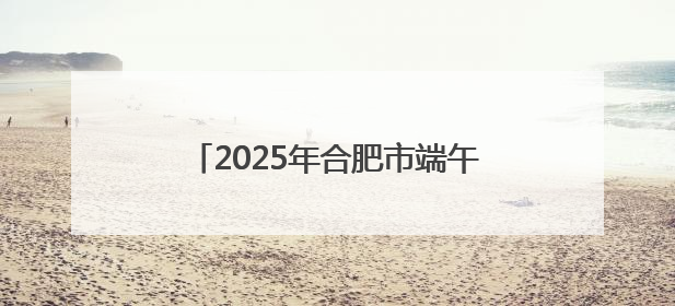 2025年合肥市端午龙舟赛雨中开赛 29支龙舟队龙舞少荃湖